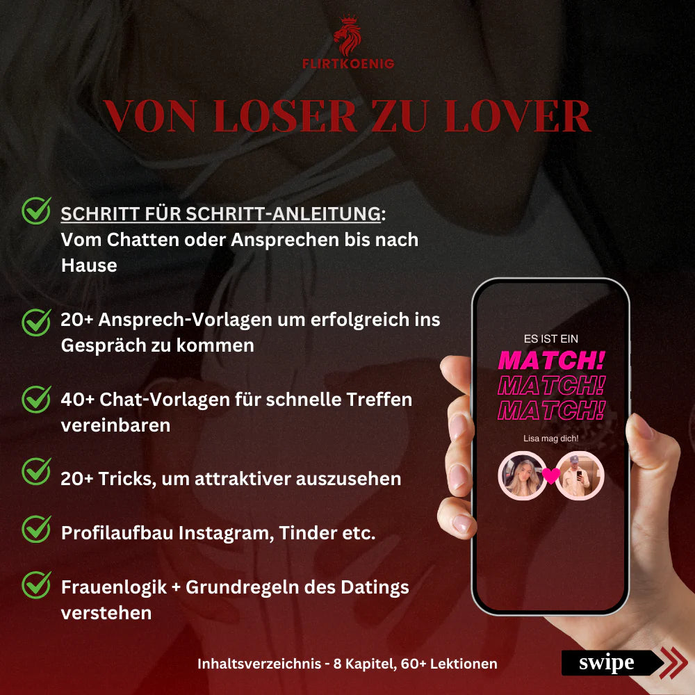 von LOSER zu LOVER - Deine Detailierte Schritt-für-Schritt Anleitung